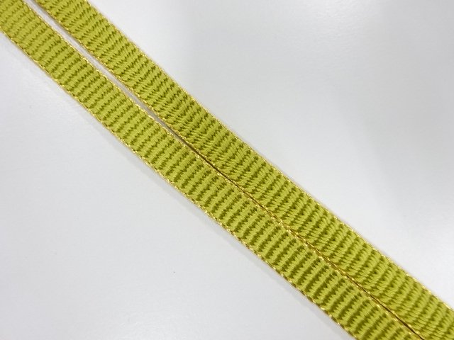  未使用品　正絹　帯留め用　手組四分紐